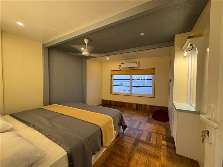 Air-conditioned bedroom